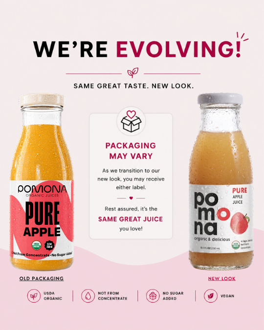 Organic Apple Juice — Cold-Pressed, No Added Sugar